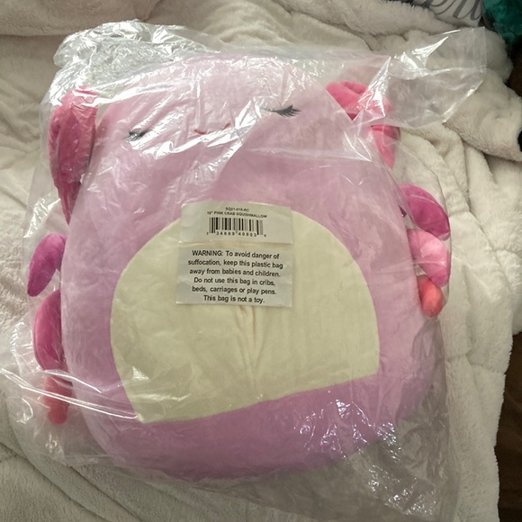 Cailey pink crab squishmallow NWT